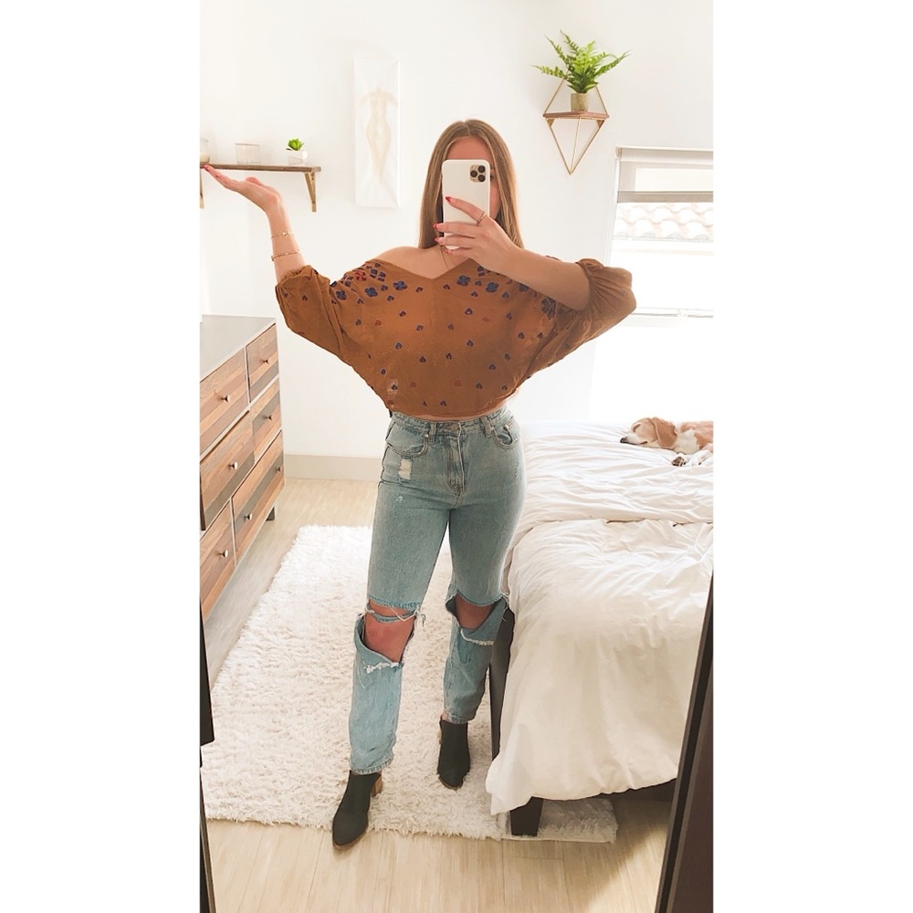 free people boho blouse